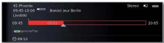 LOEWE ART 46 LED 200 - Statusanzeige bei zeitversetzter und Archiv-Aufnahme - 3