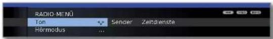 LOEWE ART 46 LED 200 - Radio-Menü aufrufen - 2
