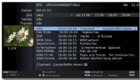 LOEWE ART 46 LED 200 - Timer-Aufnahme über EPG programmieren - 1