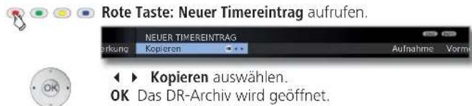 LOEWE ART 46 LED 200 - Neuer Eintrag: DR-Archiv-Einträge kopieren ^1 - 1