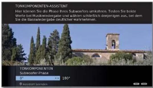 LOEWE ART 46 LED 200 - OK Weiter zur Einstellung Abstand zu linkem Frontlautsprecher. - 4