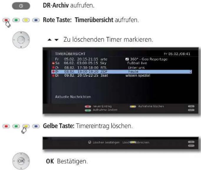 LOEWE ART 46 LED 200 - Programmierte Timereinträgelöschen - 1