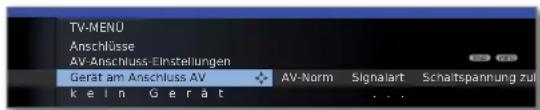 LOEWE ART 46 LED 200 - AV-Anschluss-Einstellungen aufrufen - 3