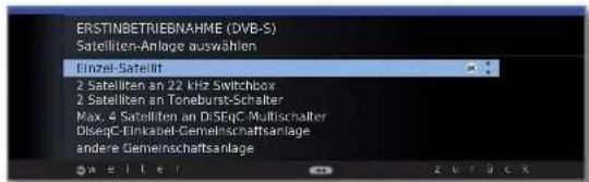 LOEWE ART 46 LED 200 - Einstellmöglichkeiten für den DVB-S-Empfang: - 1