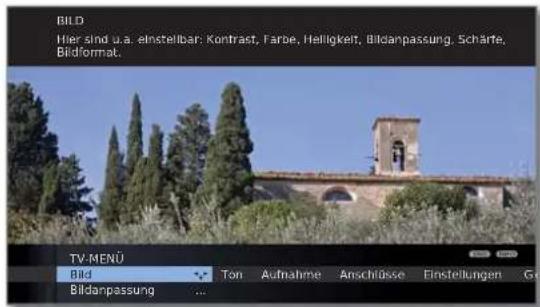 LOEWE ART 46 LED 200 - Menübedienung (Beispiel: TV-Menü) - 2