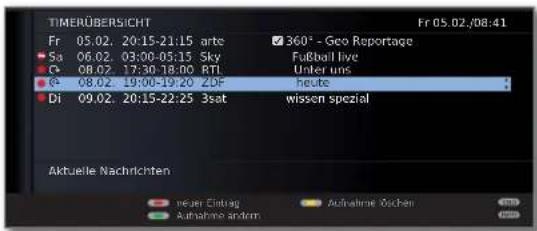 LOEWE ART 46 LED 200 - Timer-Aufnahme von Hand programmieren - 6