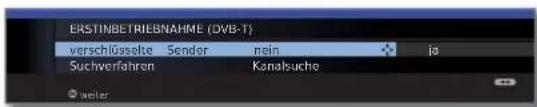 LOEWE ART 46 LED 200 - Einstellmöglichkeiten für den DVB-T-Empfang: - 1