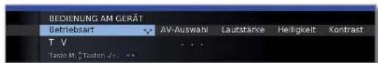 LOEWE ART 46 LED 200 - TV-Menü am Gerät aufrufen - 2
