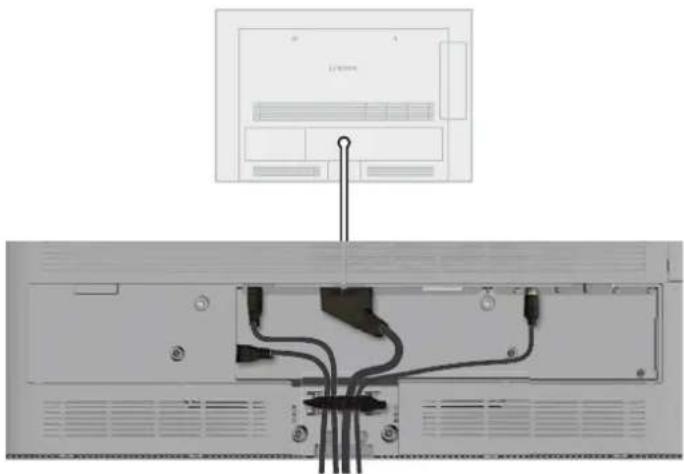 LOEWE ART 46 LED 200 - Bündeln der Kabel - 1