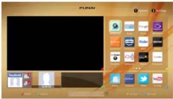 FUNAI 40FDI7714 - Internetportal - 1