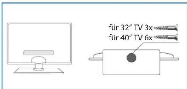 BLAUPUNKT 40-173I-GB-FHBKUP-DE - Zusammenbau des Standfußes - 2