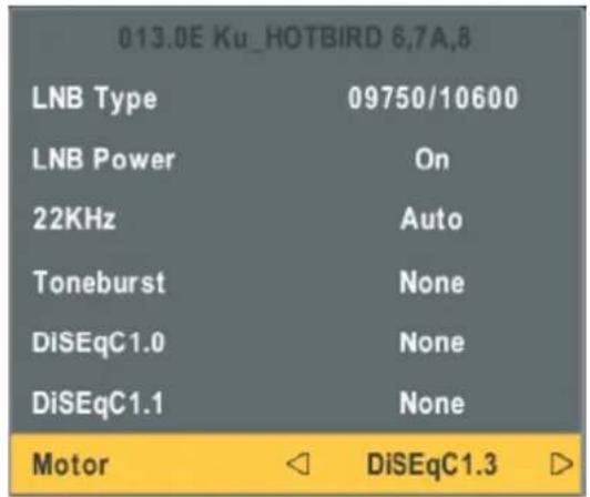 Reflexion LDD2750 - SAT-Steuerung/LNB-Parameterliste - 5