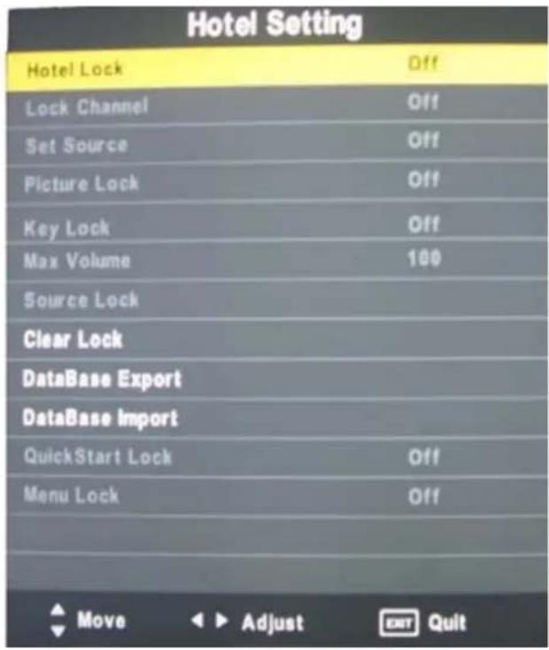 Reflexion LDD2750 - Hotel Mode - 1