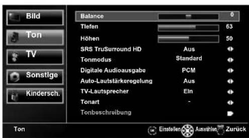 FUNAI LED32H9323M - Toneinstellung - 1