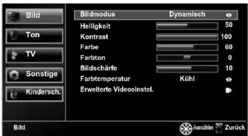 FUNAI LED32H9323M - Bildabstimmung - 1