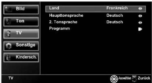 FUNAI LED32H9000M - TV-Einstellungen - 1