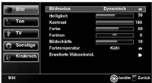 FUNAI LED32H9000M - Bildabstimmung - 1