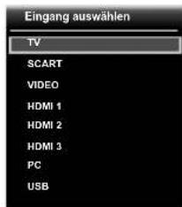FUNAI LED24H9223M - Auswahl des Eingangsmodus - 1