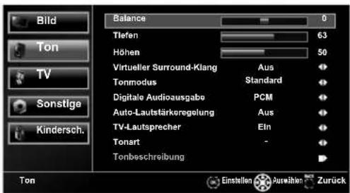 FUNAI LED24H9223M - Toneinstellung - 1