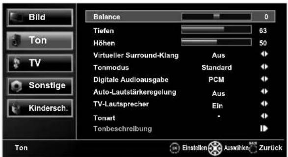 FUNAI LED24H9001M - Toneinstellung - 1