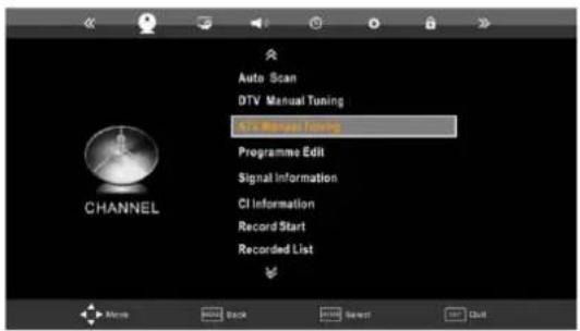 CMX LED 8324F Lucani - Nutzung des analogen Tuners - 1