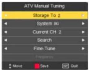 CMX 8372F Lucani - Manuelle ATV-Suche - 1