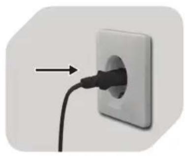 OK OLE 22150-B - Einstecken des Netzkabels - 1