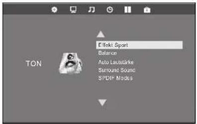 Terris LEDTV 2441 - Ton-Effekt einstellen - 1