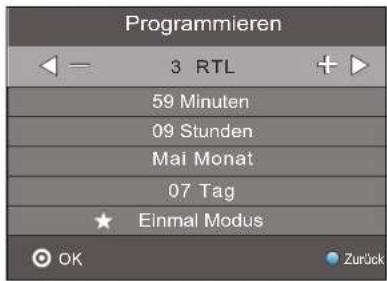 Terris LEDTV 2441 - Automatisches Ein-/Umschalten zu Sendungen speichern - 1
