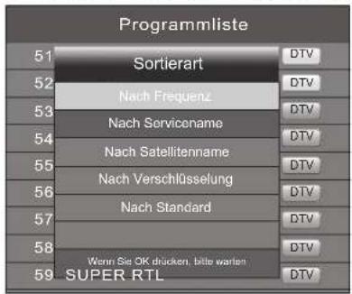 Terris LEDTV 2441 - Satelliten-Programme sortieren - 1
