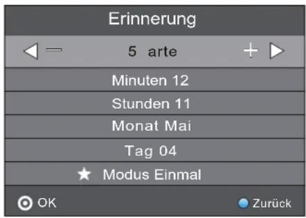 Terris LEDTV 2423 - Automatisches Ein-/Umschalten zu Sendungen speichern - 1