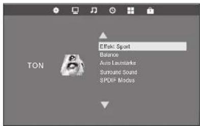 Terris LEDTV 2234 - Ton-Effekt einstellen - 1
