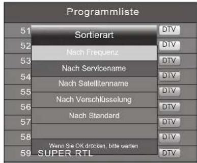 Terris LEDTV 2234 - Satelliten-Programme sortieren - 1