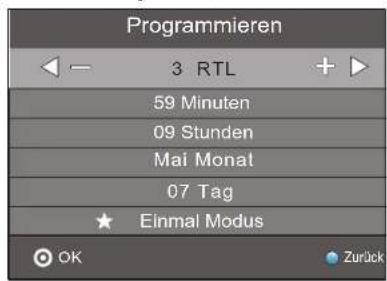 Terris LEDTV 2234 - Automatisches Ein-/Umschalten zu Sendungen speichern - 1