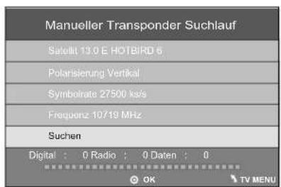Terris LEDTV 2234 - TRANSPONDER MANUELL SUCHEN - 1