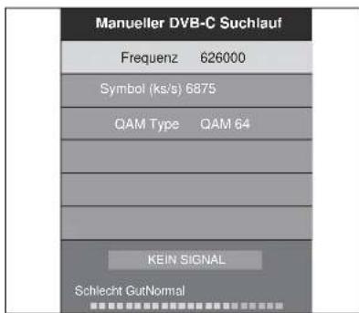 Terris LED TV 2224 - DVB-C-SENDER MANUELL SPEICHERN - 1