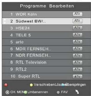 Terris LED TV 2222 - Sender verschieben - 1