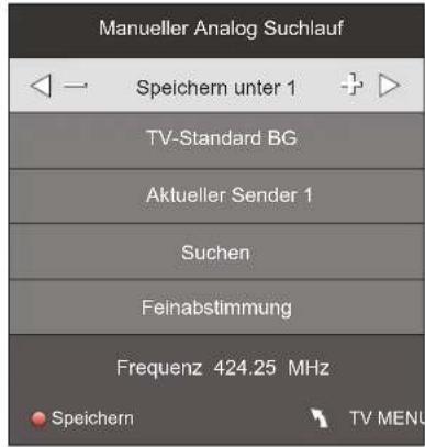 Terris LED TV 2943 - MANUELLE SENDERSUCHE FÜR ANALOGEN EMPFANG - 1