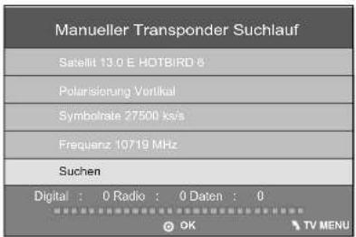 Terris LED TV 2943 - TRANSPONDER MANUELL SUCHEN - 1