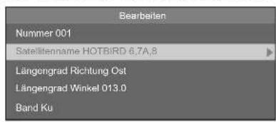 Terris LED TV 2943 - SATELLIT ODER TRANSPONDER BEARBEITEN - 1
