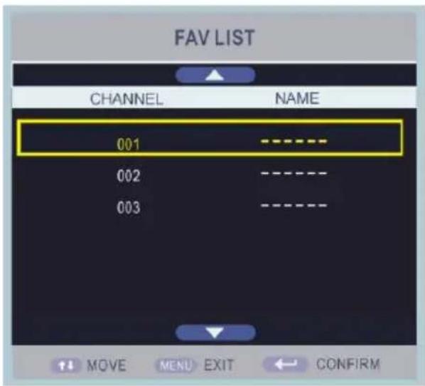 Jay-Tech LED TV JTC 19 - LIEBLINGSSENDERLISTE - 2