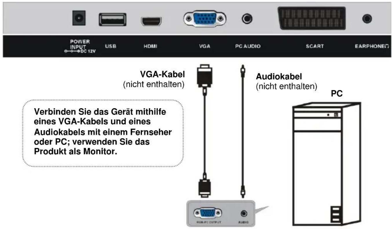 Jay-Tech LED TV JTC 19 - EIN USB-GERÄ T MIT DEM GERÄ T VERBINDEN - 5