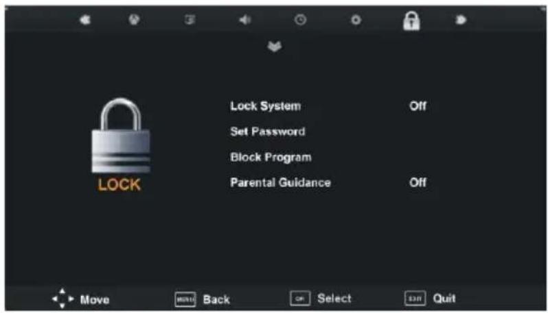 Jay-Tech LED TV 832 - LOCK (Sperren) - 1