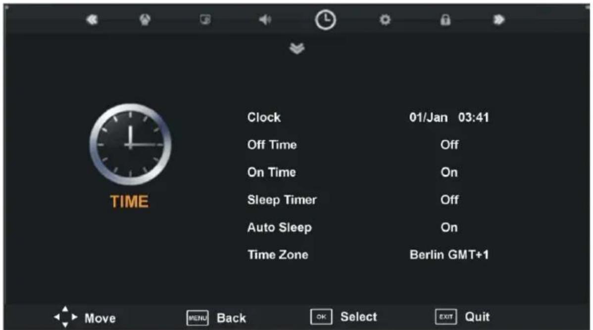 Jay-Tech LED TV 832 - TIME (Zeit) - 1
