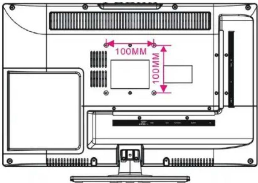 Jay-Tech LED TV 821D - Wandmontage - 1