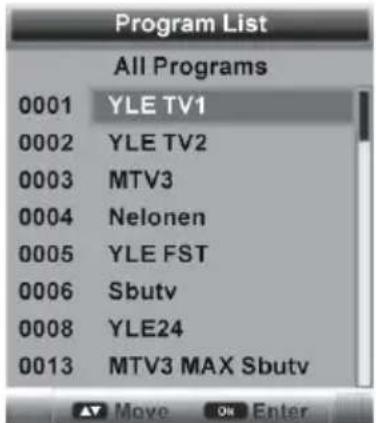 Jay-Tech LED TV 821D - Schnellauswahl - 1