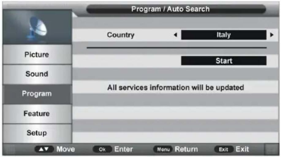 Jay-Tech LED TV 821D - Auto Search (Auto-Suche) - 1