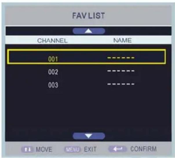 Jay-Tech LED TV 818 - LIEBLINGSSENDERLISTE - 2