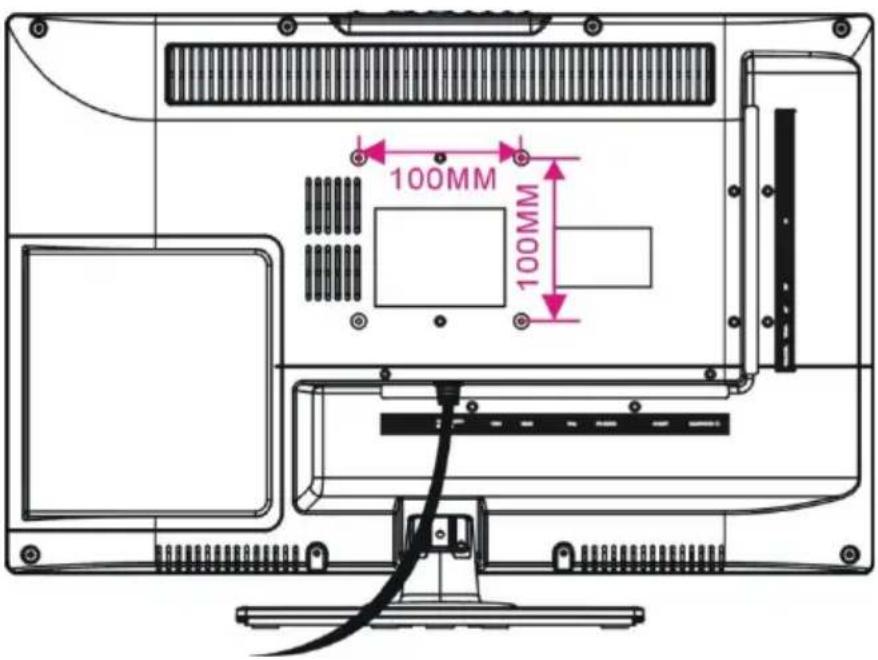 Jay-Tech LED TV 824D - Wandmontage - 1
