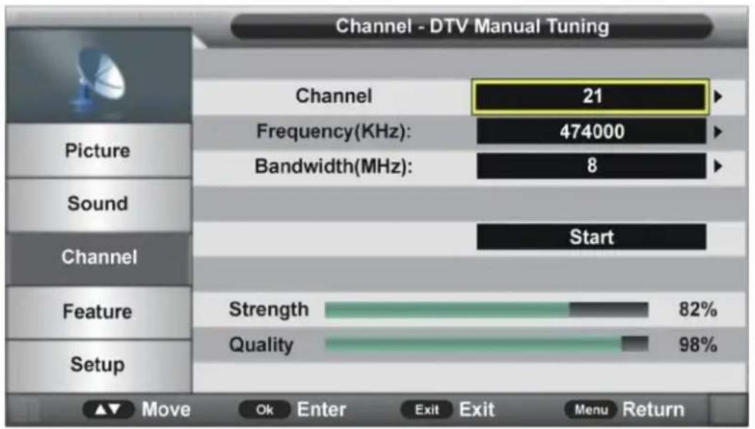 Jay-Tech LED TV JTC 32TT - DTV Manual Search (DTV manuelle Suche) - 1